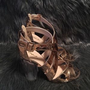 Kloude Rose Gold Heels